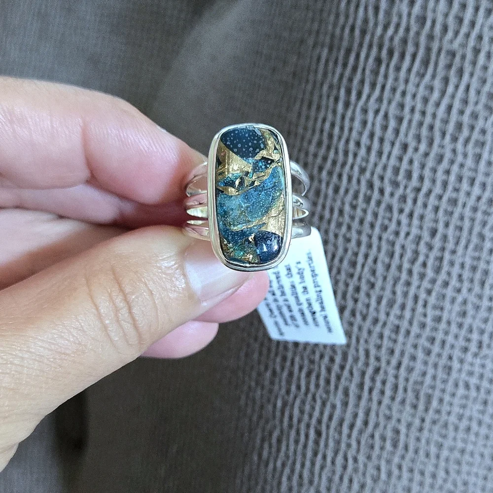 Shivam Apatite Quartz Statement Ring💍 - NWT - Picture 9 of 15